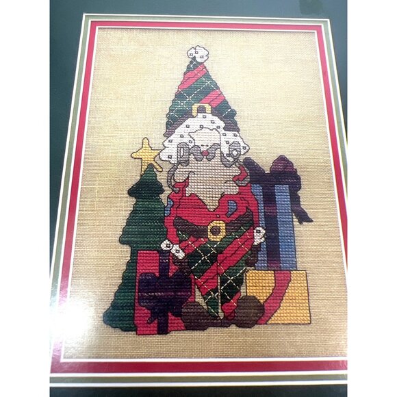 Cross Stitch Chart Only McNick Santa & Presents By Twisted Threads - Picture 1 of 3